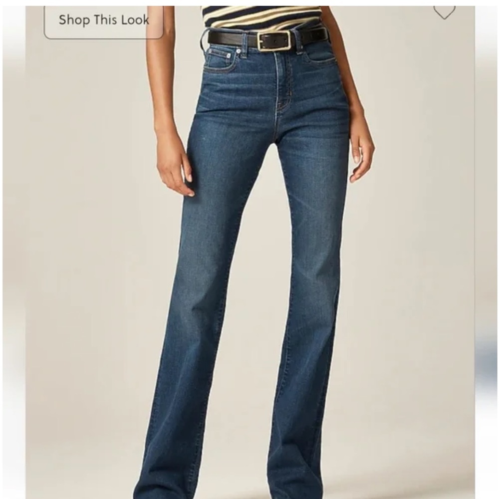 J. crew Slim Demi boot in dark wash- worn about 2-3x- great shape-99 retail